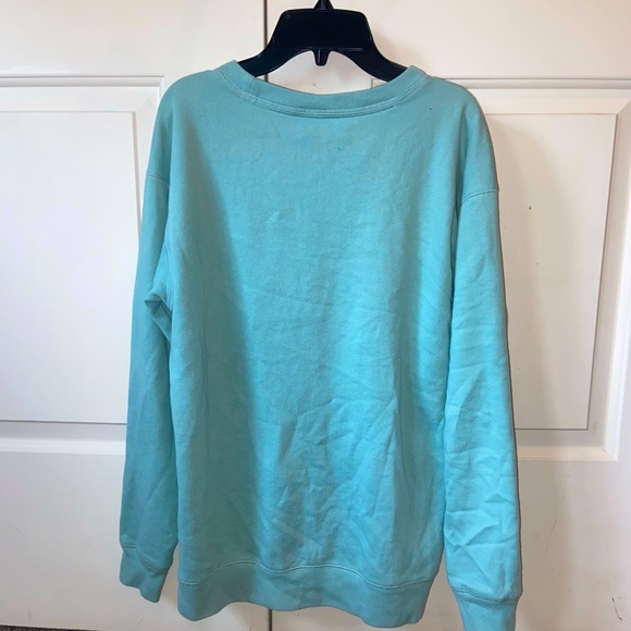 PINK Turquoise Sweatshirt - Picture 2 of 3